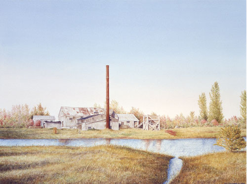 Le Moulin des Plourdes, Private collection, Chandler, Quebec