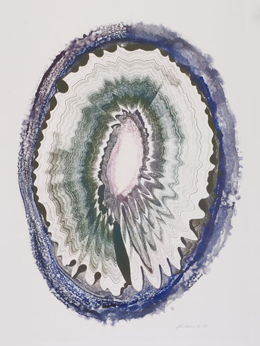 Agate no.10, Ink Monotype, Artist's collection